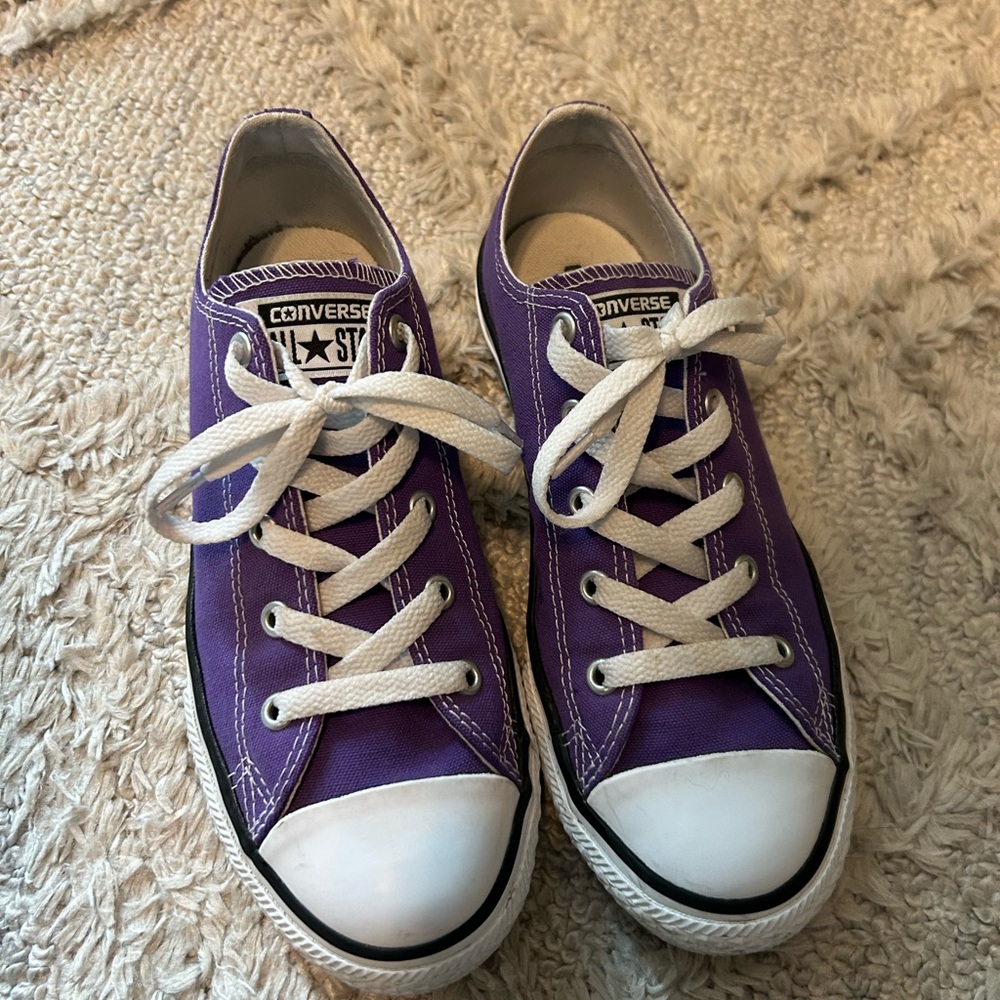 Converse Chuck Taylor Low-Top Sneakers - Electric Purple - Picture 3 of 8